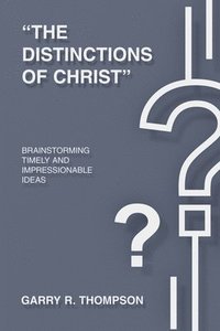 bokomslag "The Distinctions of Christ"