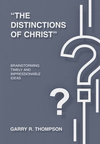 bokomslag "The Distinctions of Christ"