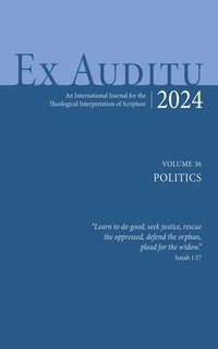 bokomslag Ex Auditu - Volume 36