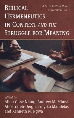 bokomslag Biblical Hermeneutics in Context and the Struggle for Meaning