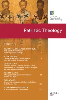 bokomslag Patristic Theology, Volume 1