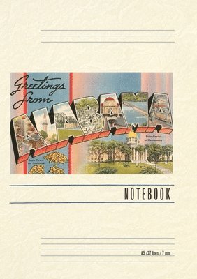 Vintage Lined Notebook Greetings from Alabama 1