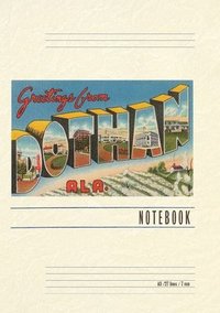 bokomslag Vintage Lined Notebook Greetings from Dothan