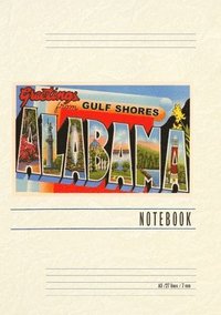 bokomslag Vintage Lined Notebook Greetings from Gulf Shores