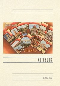 bokomslag Vintage Lined Notebook Greetings from Little Rock