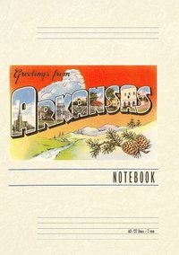 bokomslag Vintage Lined Notebook Greetings from Arkansas