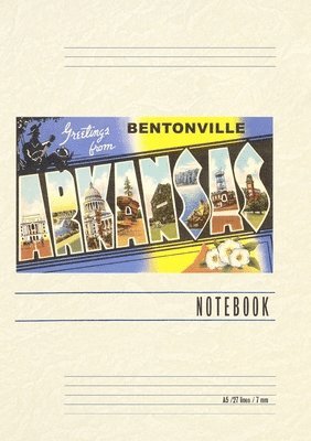 bokomslag Vintage Lined Notebook Greetings from Bentonville