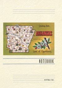 bokomslag Vintage Lined Notebook Greetings from Arkansas