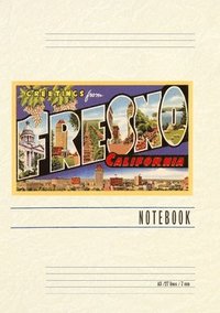 bokomslag Vintage Lined Notebook Greetings from Fresno, California