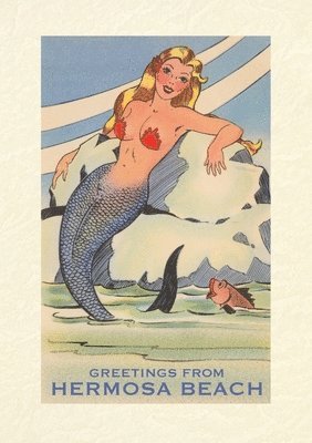 Vintage Lined Notebook Greetings from Hermosa Beach 1