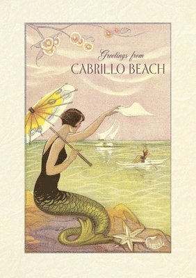 bokomslag Vintage Lined Notebook Greetings from Cabrillo Beach