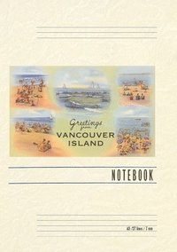 bokomslag Vintage Lined Notebook Greetings from Vancouver Island, BC, Canada