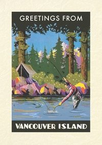bokomslag Vintage Lined Notebook Greetings from Vancouver Island, BC, Canada