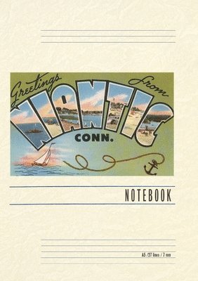 bokomslag Vintage Lined Notebook Greetings from Niantic