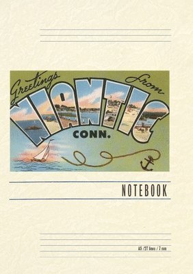 Vintage Lined Notebook Greetings from Niantic 1