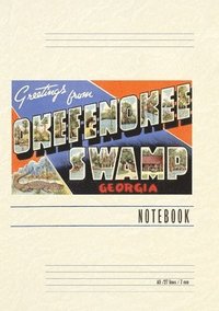 bokomslag Vintage Lined Notebook Greetings from Okefenokee Swamp