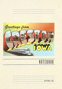 bokomslag Vintage Lined Notebook Greetings from Creston