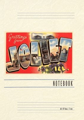 bokomslag Vintage Lined Notebook Greetings from Joliet, Illinois