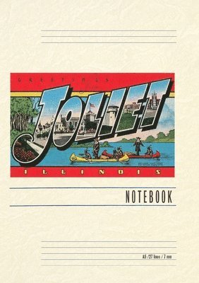 bokomslag Vintage Lined Notebook Greetings from Joliet, Illinois