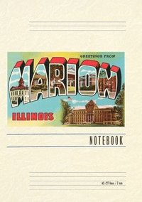 bokomslag Vintage Lined Notebook Greetings from Marion, Illinois