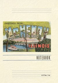 bokomslag Vintage Lined Notebook Greetings from McHenry, Illinois