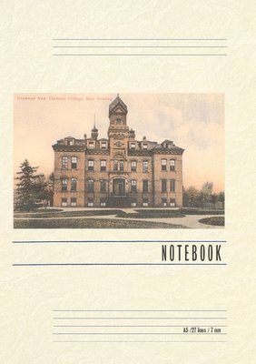 Vintage Lined Notebook Greetings from Elmhurst College 1