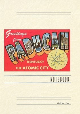 Vintage Lined Notebook Greetings from Paducah, Kentucky 1