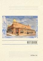 Vintage Lined Notebook Greetings from California, Shrine Auditorium 1