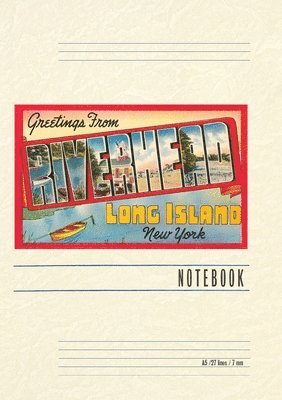 bokomslag Vintage Lined Notebook Greetings from Riverhead, Long Island, New York