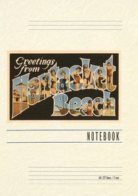 bokomslag Vintage Lined Notebook Greetings from Nantasket Beach, Mass.