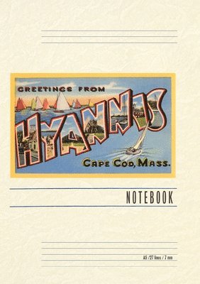 bokomslag Vintage Lined Notebook Greetings from Hyannis, Mass.