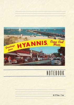bokomslag Vintage Lined Notebook Greetings from Hyannis, Cape Cod