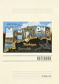 bokomslag Vintage Lined Notebook Greetings from Manistique