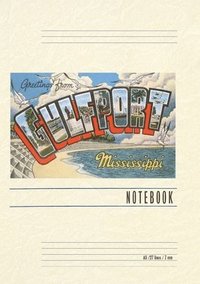 bokomslag Vintage Lined Notebook Greetings from Gulfport