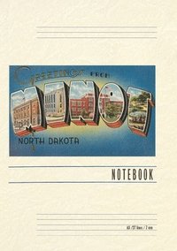 bokomslag Vintage Lined Notebook Greetings from Minot, North Dakota