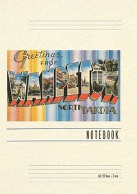 bokomslag Vintage Lined Notebook Greetings from Wahpeton, North Dakota