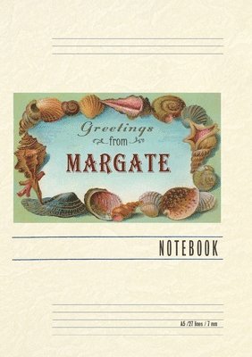 Vintage Lined Notebook Greetings from Margate, New Jersey 1