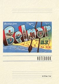 bokomslag Vintage Lined Notebook Greetings from Belmar, New Jersey