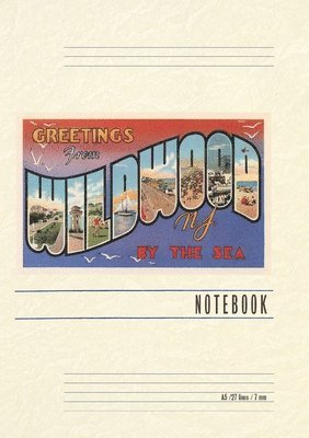 bokomslag Vintage Lined Notebook Greetings from Wildwood by-the-Sea, New Jersey