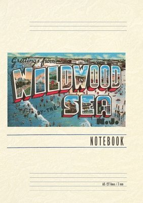 bokomslag Vintage Lined Notebook Greetings from Wildwood by-the-Sea, New Jersey