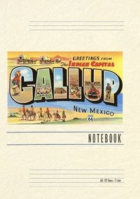 bokomslag Vintage Lined Notebook Greetings from Gallup, New Mexico