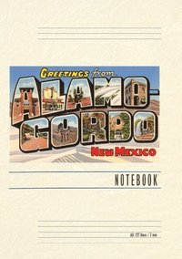 bokomslag Vintage Lined Notebook Greetings from Alamogordo, New Mexico