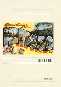 bokomslag Vintage Lined Notebook Greetings from Ruidoso, New Mexico