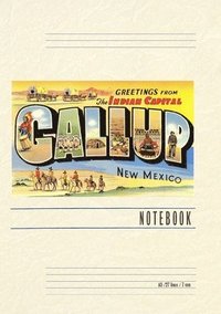 bokomslag Vintage Lined Notebook Greetings from Gallup, New Mexico