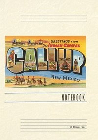 bokomslag Vintage Lined Notebook Greetings from Gallup, New Mexico