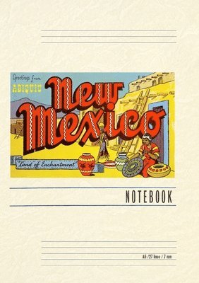 bokomslag Vintage Lined Notebook Greetings from Abiquiu, New Mexico