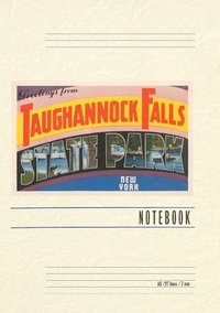 bokomslag Vintage Lined Notebook Greetings from Taughannock Falls, New York