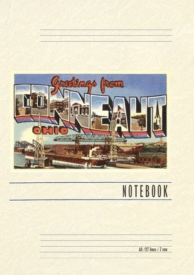 Vintage Lined Notebook Greetings from Conneaut 1