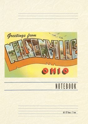 Vintage Lined Notebook Greetings from Nelsonville 1