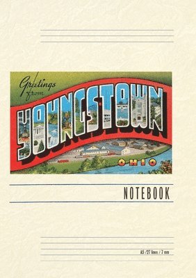 Vintage Lined Notebook Greetings from Youngstown 1